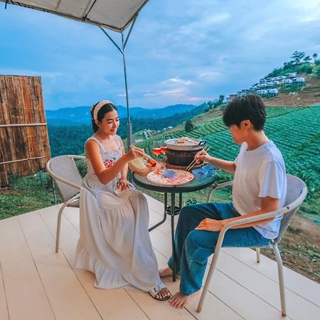 ภูวินคาเฟ่ โฮมสเตย์ Phuwin Cafe Homestay Mon Jam Exteriör bild