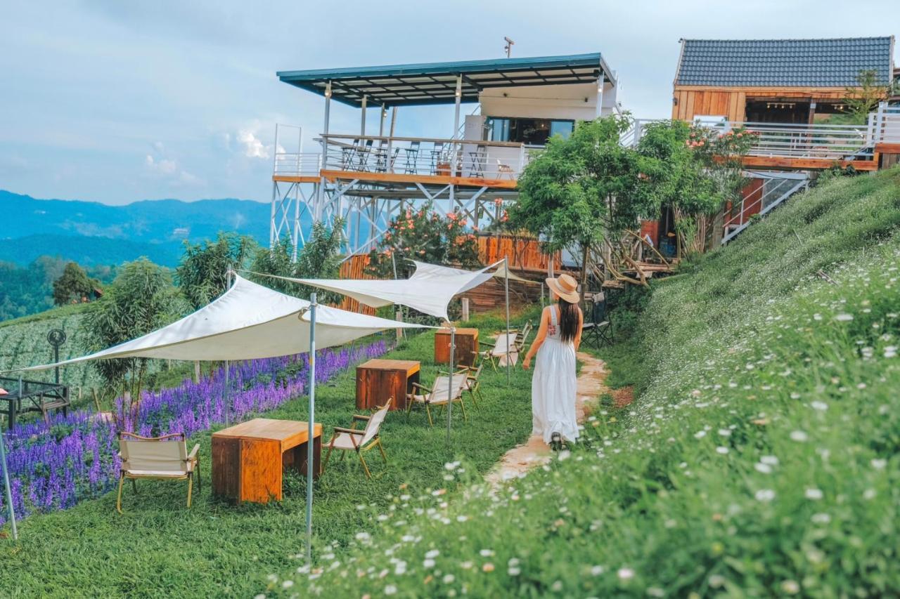 ภูวินคาเฟ่ โฮมสเตย์ Phuwin Cafe Homestay Mon Jam Exteriör bild