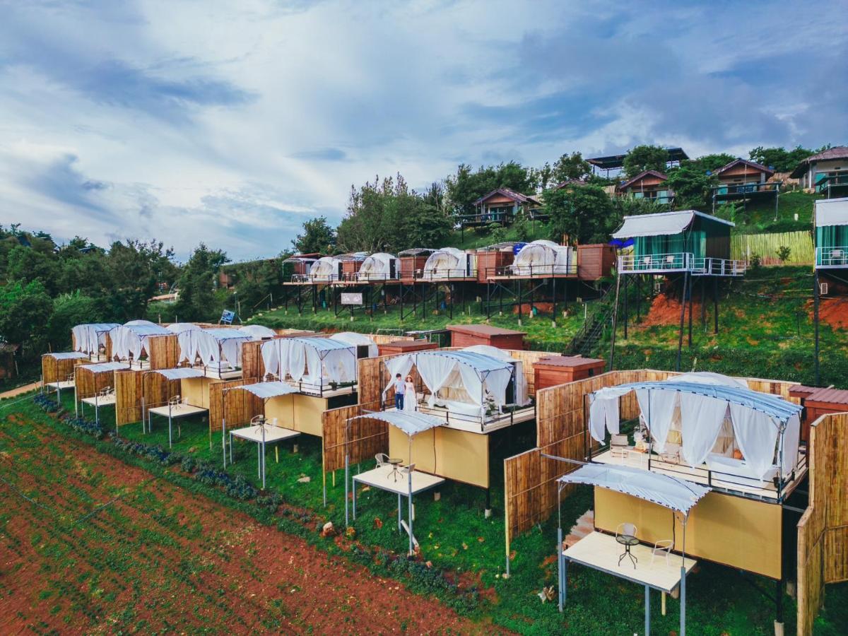 ภูวินคาเฟ่ โฮมสเตย์ Phuwin Cafe Homestay Mon Jam Exteriör bild