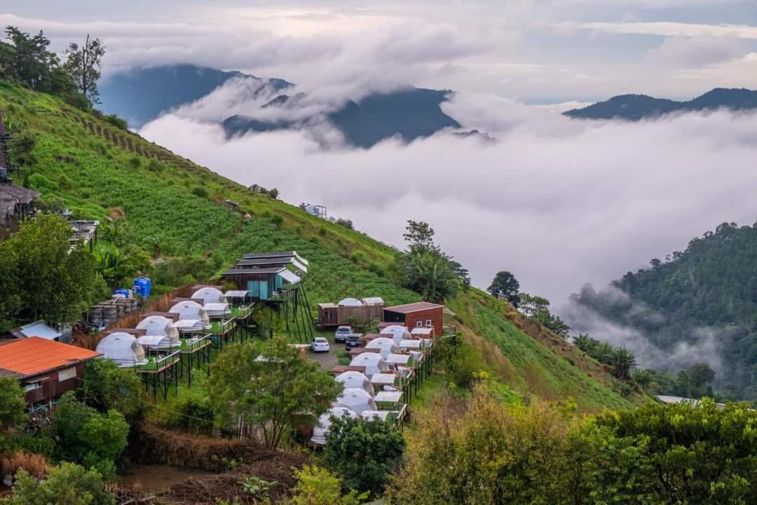 ภูวินคาเฟ่ โฮมสเตย์ Phuwin Cafe Homestay Mon Jam Exteriör bild