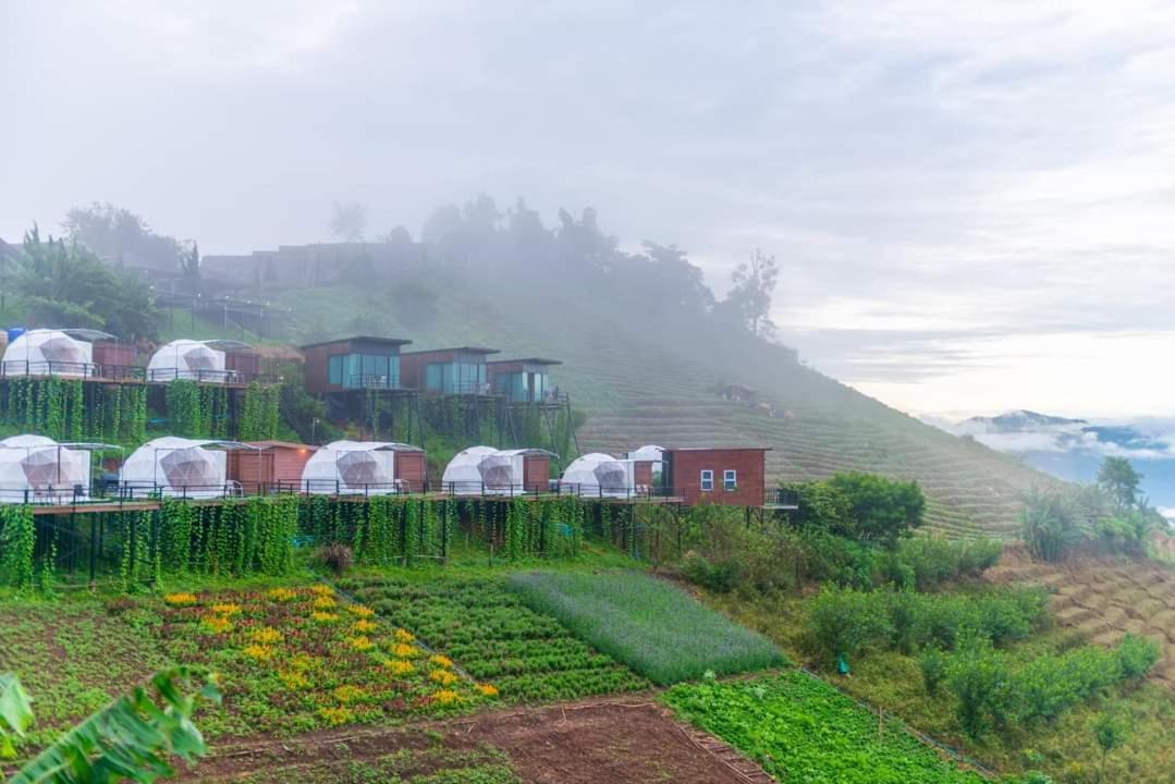 ภูวินคาเฟ่ โฮมสเตย์ Phuwin Cafe Homestay Mon Jam Exteriör bild
